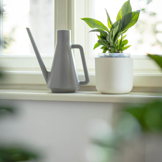 PLASTIA TOLITA Donica samonawadniająca okrągła 19 cm beżowy - 6