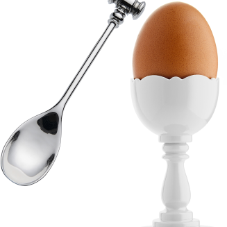 Alessi Dressed egg spoons 2 pcs. - 2