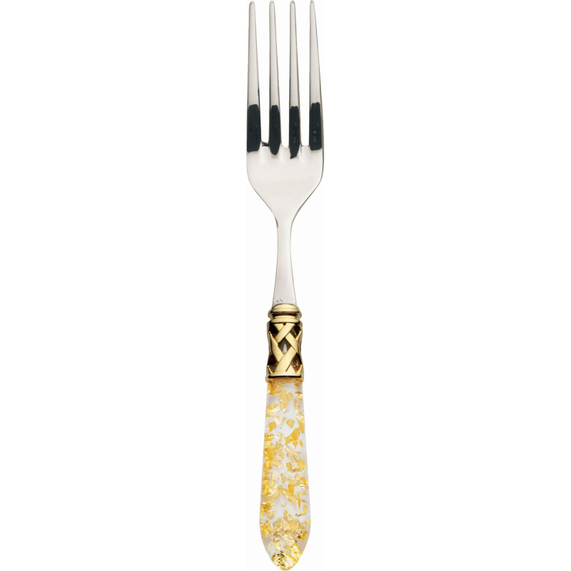 Widelec do serwowania Casa Bugatti Aladdin Gold/Gold