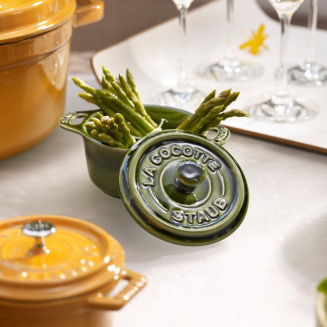  Staub Mini Cocotte Round - 200 ml, Green - 2