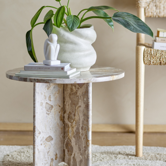  Bloomingville Jasmia Marble Brown coffee table - 3