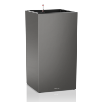  Lechuza Canto Premium 40 column anthracite metallic flowerpot