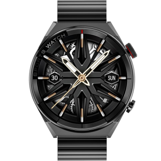 Smartwatch Rubicon RNCE99 Black Metal + Silicon SMARUB194 - 2