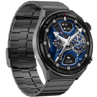 Smartwatch Rubicon RNCE99 Black Metal + Silicon SMARUB194 - 3