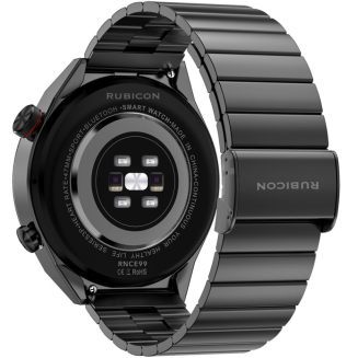 Smartwatch Rubicon RNCE99 Black Metal + Silicon SMARUB194 - 4