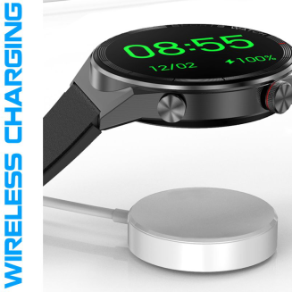 Smartwatch Rubicon RNCE99 Black Metal + Silicon SMARUB194 - 7