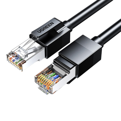 Kabel UGREEN NW316 RJ45 Cat.6 8m F/UTP (czarny)