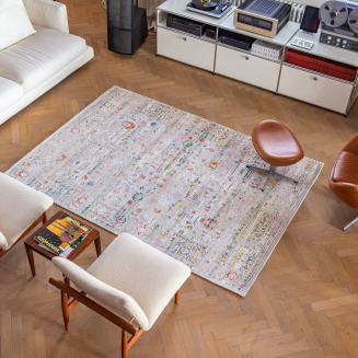  Louis de Poortere Antiquarian Ushak Turkish Delight rug - 3