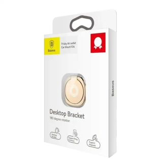 Uchwyt pierścień, ring holder Baseus Privity do telefonu (złoty) - 4