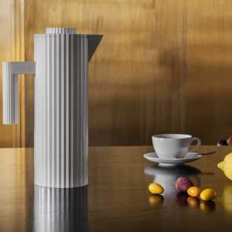 Alessi Plisse thermos 1l white - 3