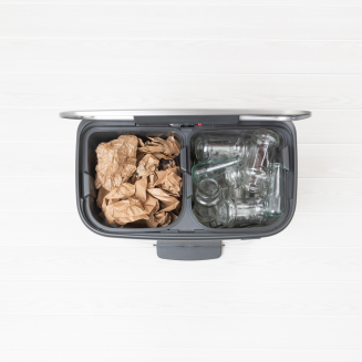 Brabantia Bo waste bin 2x30l, FPP matt steel - 5