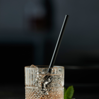  Lyngby Glas Black glass straws 6 pcs. - 5