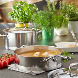  Low saucepan with 2 handles Demeyere Atlantis 7 - 4.8 ltr - 4