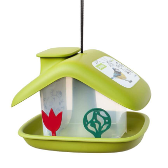 PLASTIA DOMEK Karmnik dla ptaków 21x15 cm zielony - 2