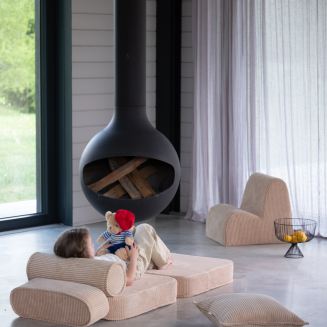  Wigiwama Flip Chair Brown Sugar - 2