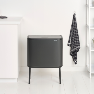 Kosz Brabantia Bo Touch Bin 11+11+11l Confident Grey - 12