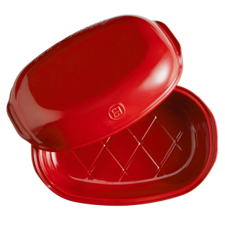  Emile Henry bread baking pan, red, 3.35 l - 3