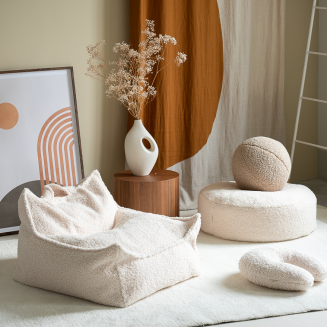  Wigiwama Beanbag Chair Cream White - 9