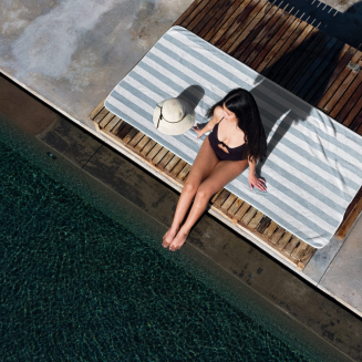 Ręcznik plażowy Graccioza Aveiro Fog - 2