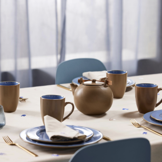  Set of 4 cups Bitz Wood Ocean 300 ml - 4