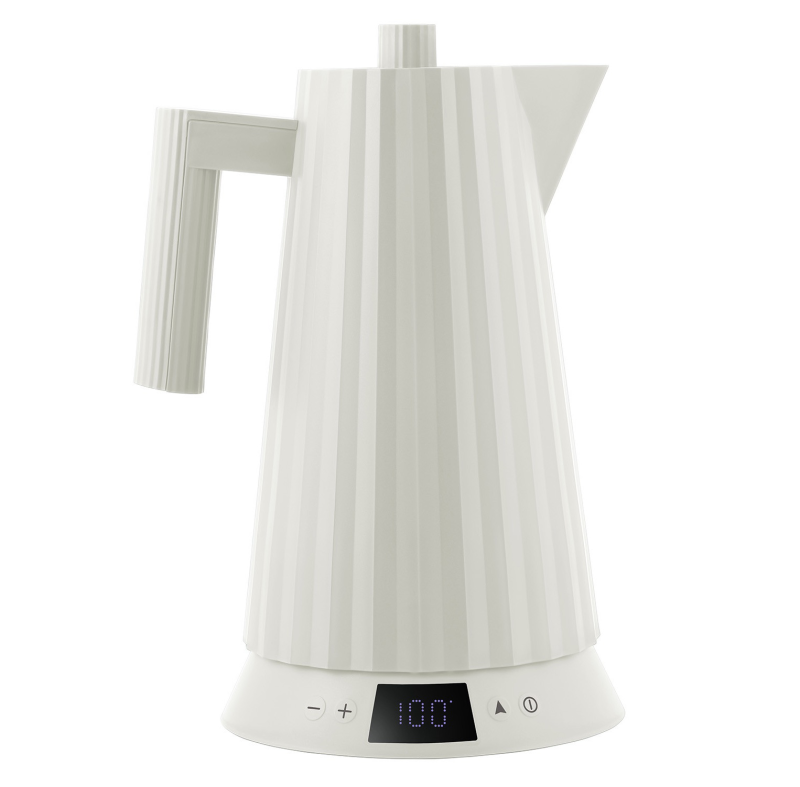 Czajnik elektryczny z regulacją temperatury Alessi Plissé White 1.7l