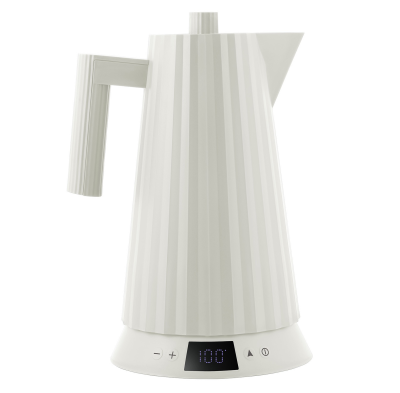 Czajnik elektryczny z regulacją temperatury Alessi Plissé White 1.7l