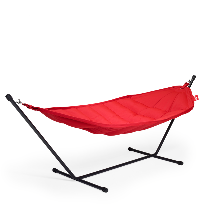 Fatboy Headdemock Superb Red hammock with black stand