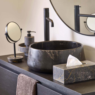  Aquanova Porto Black 3x magnifying mirror - 4