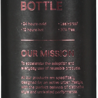  Chilly's Bottles Chrome Rose Gold thermal bottle 500 ml - 2