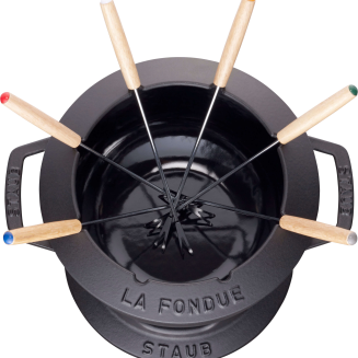  Staub fondue set - 20 cm, black - 2