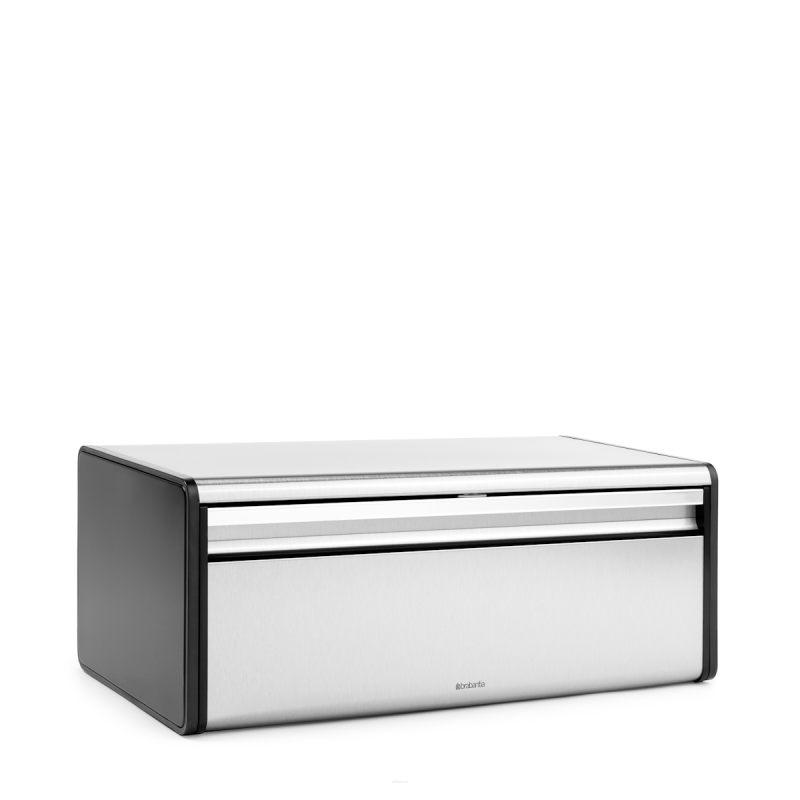  Brabantia Fall Front Matt Steel Fingerprint Proof breadbox