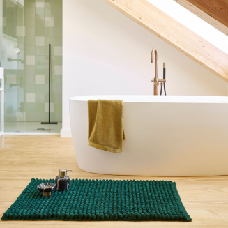  Aquanova Axel ocher bathroom rug 70x120 cm - 5