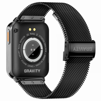 Smartwatch Gravity Czerwono Czarny 2 Paski GT17-10 - 10