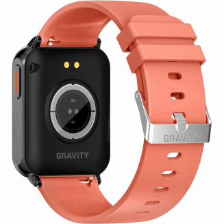 Smartwatch Gravity Czerwono Czarny 2 Paski GT17-10 - 11