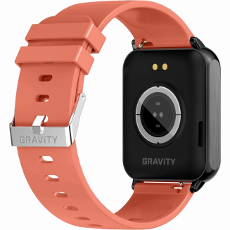 Smartwatch Gravity Czerwono Czarny 2 Paski GT17-10 - 12