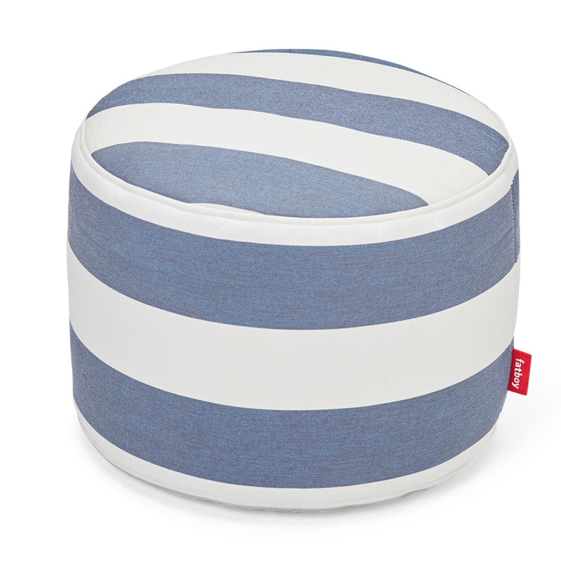  Fatboy Point Outdoor Stripe Ocean Blue pouffe 35x50 cm
