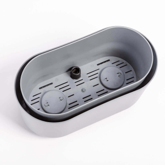 PLASTIA TOLITA Donica samonawadniająca prostokątna 31x16 cm szary - 4