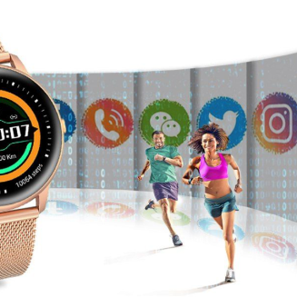 Damski SMARTWATCH G.Rossi SW015-4 Różowe złoto - 14