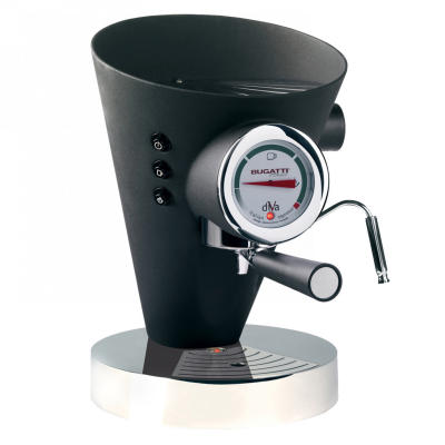  Casa Bugatti Diva coffee machine black | BUY CHEAPER WITH A DISCOUNT CODE