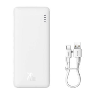 Powerbank Baseus Airpow 10000mAh 20W (biały) - 7