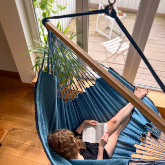  La Siesta Habana blue kingsize hammock chair - 3
