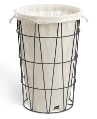 Zack Satone laundry basket 50x35 cm black