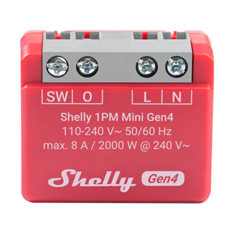 Sterownik Shelly 1PM Mini Gen4 Zigbee/Matter