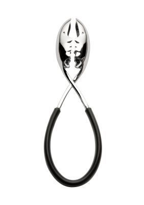  Casa Bugatti Molla Kiss salad tongs, black