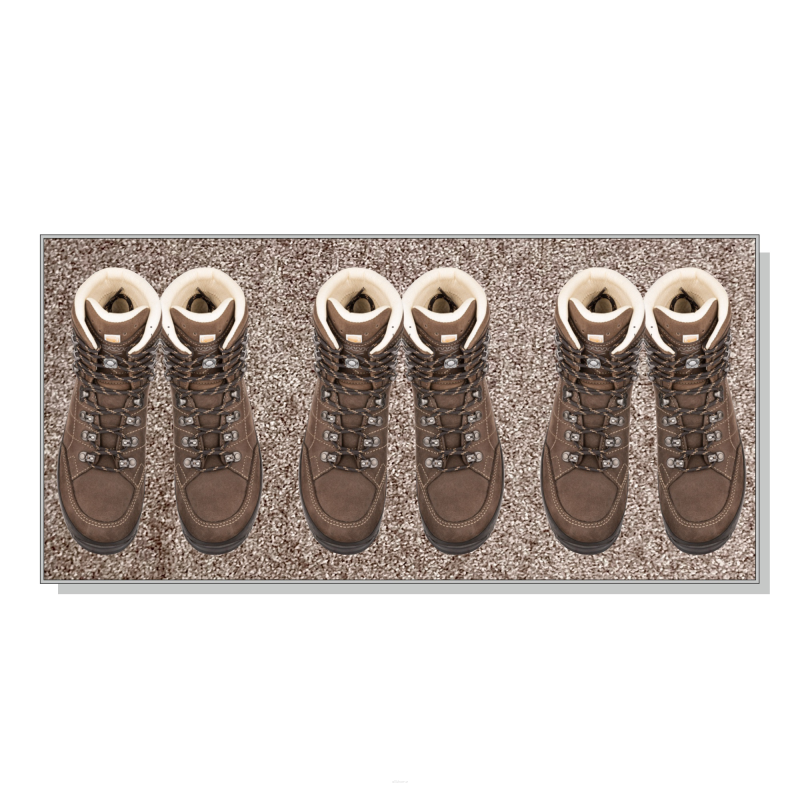  Keilbach Perfetto shoe pad 77x37 cm warm gray