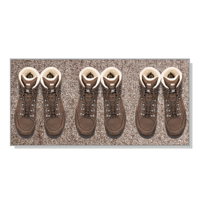  Keilbach Perfetto shoe pad 77x37 cm warm gray