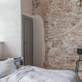 Pościel Mette Ditmer DIAGONAL Light Grey & Sand 140×220 cm - 4