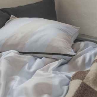 Pościel Mette Ditmer DIAGONAL Light Grey & Sand 140×220 cm - 2