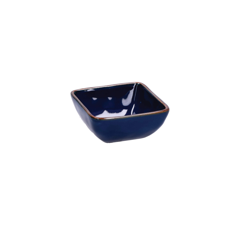  Rose&Tulipani | Set of 6 square Concerto Blu Cobalto bowls - Cobalt, 8 cm