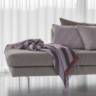 Poszewka na poduszkę Mette Ditmer ACROSS Lilac & Sand 50×50 cm - 6